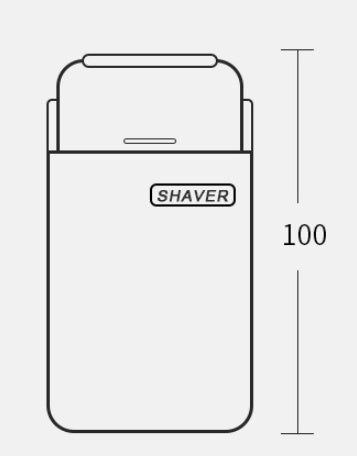 Mini Electric Small Shaver Shaver Fully Washable Magnetic Suction Cutter Head Type-C Charging